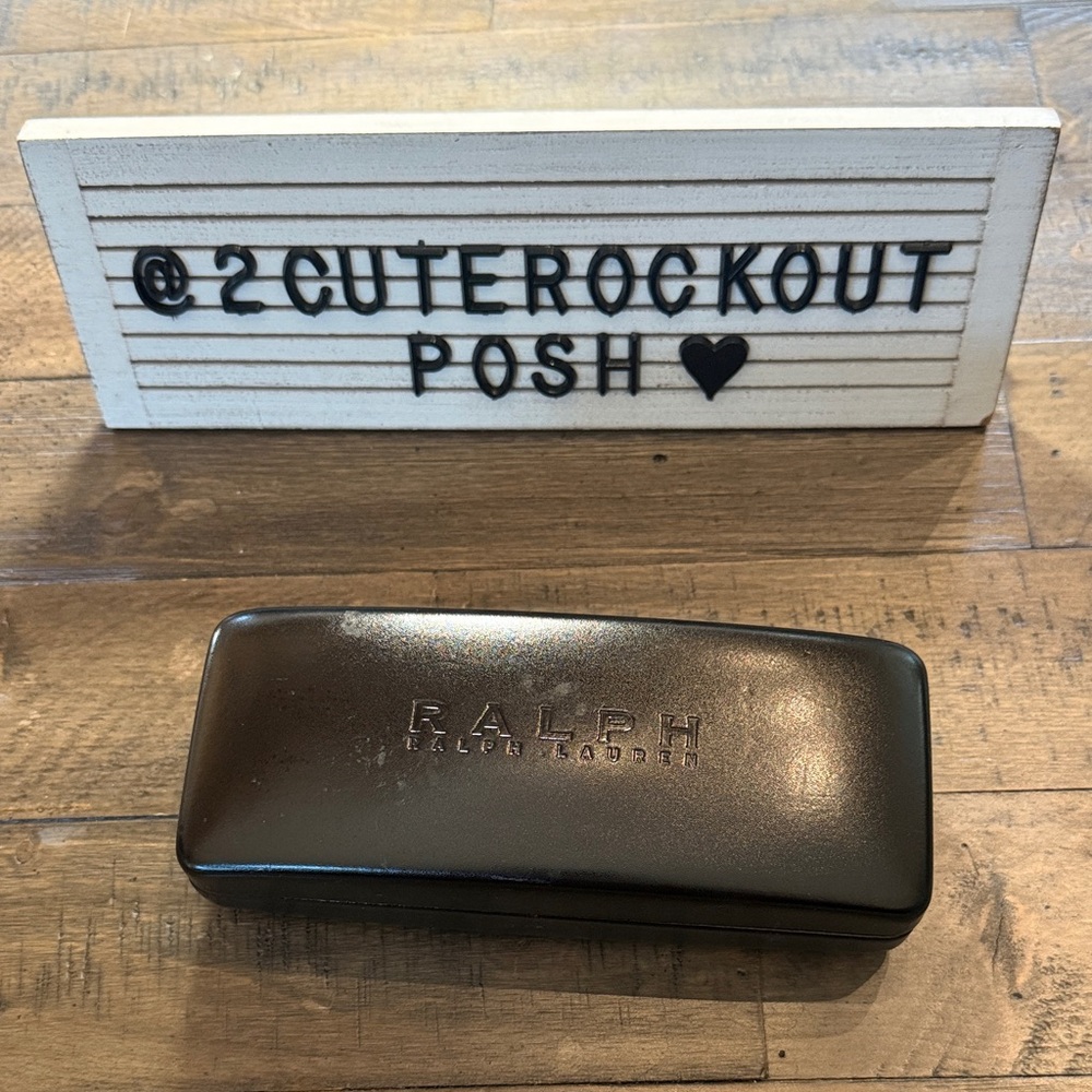 Ralph Lauren Dark Black Eyeglass Case